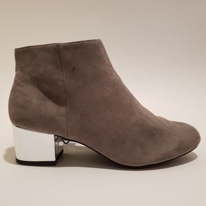 Arizona Jean's Paisley Short Boot Silver Heel